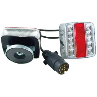 Berger & Schröter Berger + Schröter 20189 LED Anhänger-Vierfunktionsleuchte mit Magnethalter, 13-poliger Stecker Berger & Schröter Berger + Schröter 20189 LED Anhänger-Vierfunktionsleuchte mit Magnethalter, 13-poliger Stecker