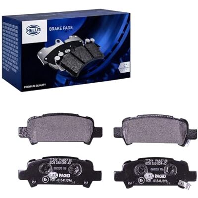 HELLA 8DB 355 009-401 Bremsbeläge mit akustischer Verschleißwarnung T1244 für u.a. SAAB / SUBARU HELLA 8DB 355 009-401 Bremsbeläge mit akustischer Verschleißwarnung T1244 für u.a. SAAB / SUBARU