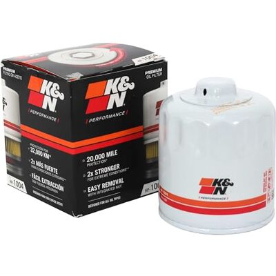 K&N Olejový filtr patrona 80x87mm kompatibilní s Hyundai, Kia, Mitsubishi, Subaru, Honda, Acura (HP-1004), bílý K&N Olejový filtr patrona 80x87mm kompatibilní s Hyundai, Kia, Mitsubishi, Subaru, Honda, Acura (HP-1004), bílý