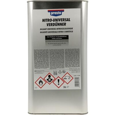 Presto Nitro univerzální ředidlo 5 l, 1 kus, 171659 Presto Nitro univerzální ředidlo 5 l, 1 kus, 171659