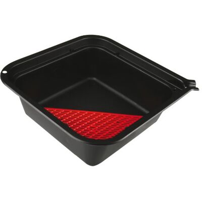 Cartrend Unitec 10990 univerzální záchytná vana, vana na zachytávání oleje, olejová vana, z robustního plastu, černá, s mřížkou, odolná proti louhům a kyselinám, 7 litrů Cartrend Unitec 10990 univerzální záchytná vana, vana na zachytávání oleje, olejová vana, z robustního plastu, černá, s mřížkou, odolná proti louhům a kyselinám, 7 litrů