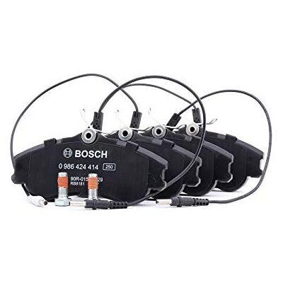 Bosch BP204 Auto Bremsbeläge vorne -Qualität für weniger Bremsgeräusche und Bremsstaub ECE-R90 zertifiziert kupferfrei 1 Set mit 4 Bremsbelägen Mit Zubehör Bosch BP204 Auto Bremsbeläge vorne -Qualität für weniger Bremsgeräusche und Bremsstaub ECE-R90 zertifiziert kupferfrei 1 Set mit 4 Bremsbelägen Mit Zubehör