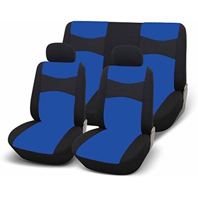 Goodyear 77124 Blue 77124 Blue: Universal Auto Sitzbezug, Komplettset. Farbe Schwarz mit blau Goodyear 77124 Blue 77124 Blue: Universal Auto Sitzbezug, Komplettset. Farbe Schwarz mit blau