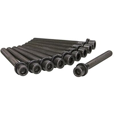 Ajusa 81000400 Zylinderkopfschraubensatz, Schwarz, M12 Ajusa 81000400 Zylinderkopfschraubensatz, Schwarz, M12
