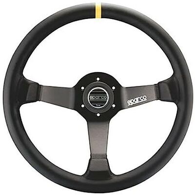 Sparco 015R345MLN volant, 3R.Calice 65 mm Mod 345 Mln, Schwartz Sparco 015R345MLN volant, 3R.Calice 65 mm Mod 345 Mln, Schwartz