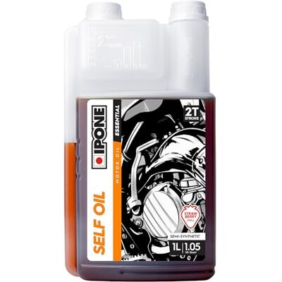 IPONE Motorový olej ZT Self Oil – 1 litr dávkovací kanystr – částečně syntetické mazivo – pro dvoutaktní motory – jahoda IPONE Motorový olej ZT Self Oil – 1 litr dávkovací kanystr – částečně syntetické mazivo – pro dvoutaktní motory – jahoda