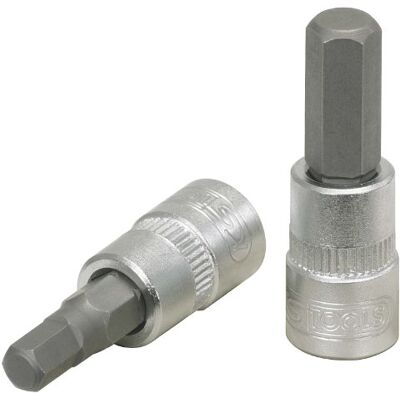 KS Tools 1/4" bit konektor vnitřní šestihran, 3 mm, na zavěšení, ušlechtilá ocel plast kov slitina a měď, jedna velikost KS Tools 1/4" bit konektor vnitřní šestihran, 3 mm, na zavěšení, ušlechtilá ocel plast kov slitina a měď, jedna velikost