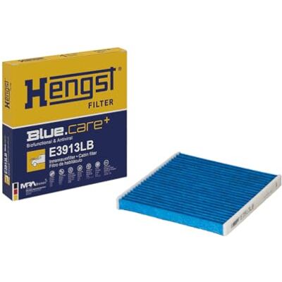 Hengst Kabinový filtr E3913LB vzduchový filtr do interiéru antibakteriální filtruje prach, pyl, pachy a bakterie pro alergiky pro čisté vnitřní klima v autě Hengst Kabinový filtr E3913LB vzduchový filtr do interiéru antibakteriální filtruje prach, pyl, pachy a bakterie pro alergiky pro čisté vnitřní klima v autě