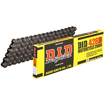 D.I.D DID Kette 428 D, 138 Glieder (Standard), offen mit Clipschloss D.I.D DID Kette 428 D, 138 Glieder (Standard), offen mit Clipschloss