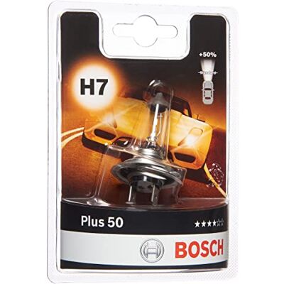 Bosch H7 Plus 50 žárovka 12 V 55 W PX26d 1 kus Bosch H7 Plus 50 žárovka 12 V 55 W PX26d 1 kus