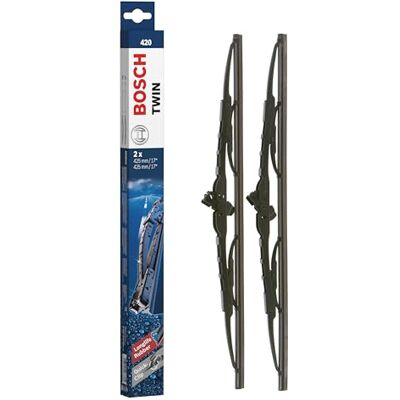 Bosch Stěrače Twin 420, délka: 425 mm/425 mm – sada pro čelní sklo Bosch Stěrače Twin 420, délka: 425 mm/425 mm – sada pro čelní sklo