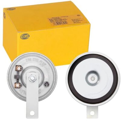 HELLA 3AL 006 958-811 Horn M26 12 V 115 dB(A) frekvenční rozsah: 400 Hz vysoký tón barva pouzdra: šedá plochá přípojka HELLA 3AL 006 958-811 Horn M26 12 V 115 dB(A) frekvenční rozsah: 400 Hz vysoký tón barva pouzdra: šedá plochá přípojka