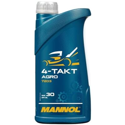 MANNOL Motorový olej 4-takt Agro SAE 30 API SG, 1 litr, 1 litr MANNOL Motorový olej 4-takt Agro SAE 30 API SG, 1 litr, 1 litr