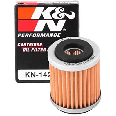 K&N Olejový filtr Powersports – kartuše 38 × 47 mm kompatibilní s Yamaha, TM (KN-142) červený K&N Olejový filtr Powersports – kartuše 38 × 47 mm kompatibilní s Yamaha, TM (KN-142) červený