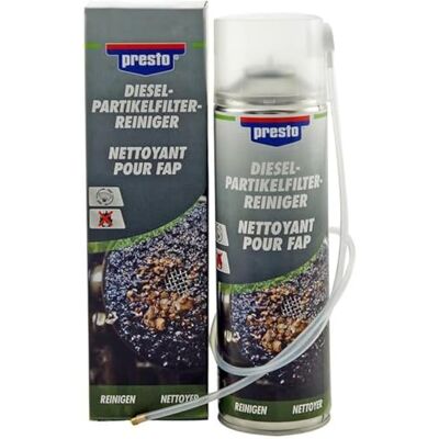 Presto Čistič filtrů dieselových částic 400 ml čištění DPF stříkací sondou Presto Čistič filtrů dieselových částic 400 ml čištění DPF stříkací sondou