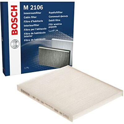 Bosch M2106 standardní interiérový filtr filtruje pyl a prach náhradní filtr pro lepší kvalitu vzduchu v interiéru vozidla Bosch M2106 standardní interiérový filtr filtruje pyl a prach náhradní filtr pro lepší kvalitu vzduchu v interiéru vozidla