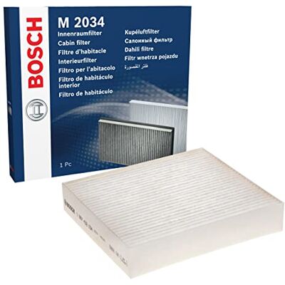 Bosch M2034 standardní interiérový filtr filtruje pyl a prach náhradní filtr pro lepší kvalitu vzduchu v interiéru vozidla Bosch M2034 standardní interiérový filtr filtruje pyl a prach náhradní filtr pro lepší kvalitu vzduchu v interiéru vozidla