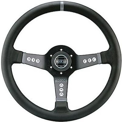 Sparco Univerzální volant L 777 černý kůže průměr 350mm Sparco Univerzální volant L 777 černý kůže průměr 350mm