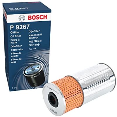 Bosch P9267 Olejový filtr pro auta odděluje saze a kovové částice od motorového oleje umožňuje spolehlivé mazání motoru Bosch P9267 Olejový filtr pro auta odděluje saze a kovové částice od motorového oleje umožňuje spolehlivé mazání motoru