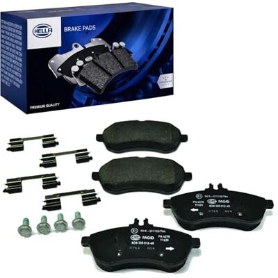 HELLA 8DB 355 012-601 Brzdová obložení připravená pro výstražnou indikaci opotřebení T1623 mimo jiné MERCEDES-BENZ HELLA 8DB 355 012-601 Brzdová obložení připravená pro výstražnou indikaci opotřebení T1623 mimo jiné MERCEDES-BENZ
