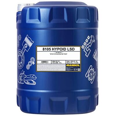 MANNOL 8105 Hypoid LSD 85W-140 GL-5 10L MANNOL 8105 Hypoid LSD 85W-140 GL-5 10L