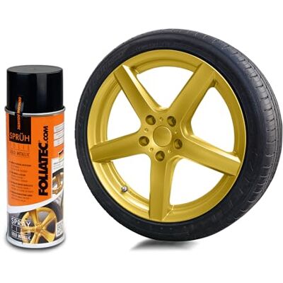 Foliatec Fólie ve spreji od , plechovka 400 ml, Zlatá metalická Foliatec Fólie ve spreji od , plechovka 400 ml, Zlatá metalická