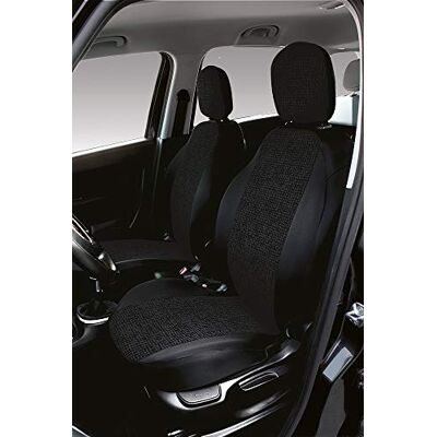 Cora 000129380 Vordersitzbezug Personalisiert FIAT 500X-500L Tess. System Mosaico Schwarz Cora 000129380 Vordersitzbezug Personalisiert FIAT 500X-500L Tess. System Mosaico Schwarz