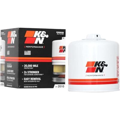 K&N Olejový filtr patrona 93x102mm kompatibilní s Ford, Blue Bird, Chevrolet, Dodge, GMC, Jeep, Chrysler, Mercury (HP-2010), bílá K&N Olejový filtr patrona 93x102mm kompatibilní s Ford, Blue Bird, Chevrolet, Dodge, GMC, Jeep, Chrysler, Mercury (HP-2010), bílá