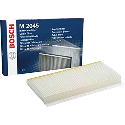 Bosch M2045 standardní interiérový filtr filtruje pyl a prach náhradní filtr pro lepší kvalitu vzduchu v interiéru vozidla Bosch M2045 standardní interiérový filtr filtruje pyl a prach náhradní filtr pro lepší kvalitu vzduchu v interiéru vozidla