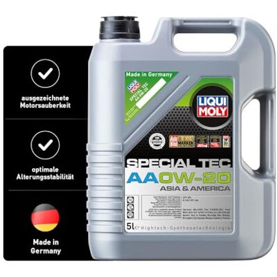 Liqui Moly Special Tec AA 0W-20 5 L Syntetická technologie motorový olej výr. č.: 9734 Liqui Moly Special Tec AA 0W-20 5 L Syntetická technologie motorový olej výr. č.: 9734