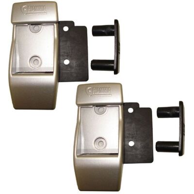 Fiamma 98655-728 WALL BRACKETS – nástěnné držáky hliník stříbrné, 97 x 111 x 36 mm Fiamma 98655-728 WALL BRACKETS – nástěnné držáky hliník stříbrné, 97 x 111 x 36 mm