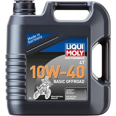 Liqui Moly Motorbike 4T 10W-40 Basic Offroad 4 L Motocykl 4taktní olej výr. č.: 3062 Liqui Moly Motorbike 4T 10W-40 Basic Offroad 4 L Motocykl 4taktní olej výr. č.: 3062