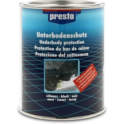 Presto 603253 Ochrana podlahy Bitumen černá 1,3 kg Presto 603253 Ochrana podlahy Bitumen černá 1,3 kg