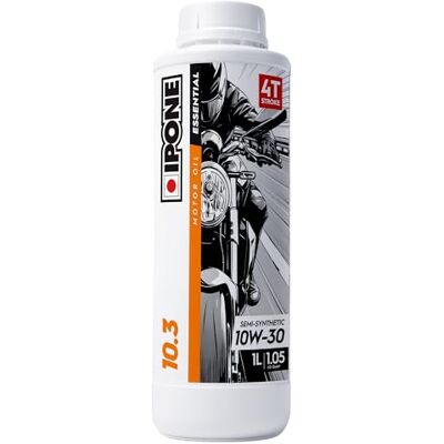 IPONE 4-Takt-Motorradöl 10W30 10.3-1 Liter Halbsynthetisch Schutz des Motors Optimale Schmierung, schwarz IPONE 4-Takt-Motorradöl 10W30 10.3-1 Liter Halbsynthetisch Schutz des Motors Optimale Schmierung, schwarz