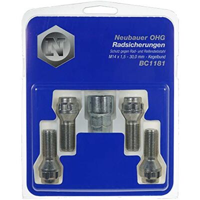 Lampa McGard BC1181 Addiebstahlsicherungsbolzen M14x1.5, Kegelsitz, Schaftlänge 30.0mm, Schlüsselweite 17mm /19mm Lampa McGard BC1181 Addiebstahlsicherungsbolzen M14x1.5, Kegelsitz, Schaftlänge 30.0mm, Schlüsselweite 17mm /19mm