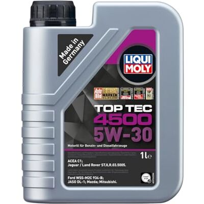 Liqui Moly Top Tec 4500 5W-30 1 L Syntetická technologie motorového oleje Č. výr.: 3724 Liqui Moly Top Tec 4500 5W-30 1 L Syntetická technologie motorového oleje Č. výr.: 3724