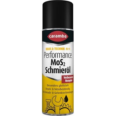 Caramba Mazací olej Performance MoS2, rozpouštěč rzi a multifunkční olej pro šroubová a kloubová spojení, ochrana proti korozi, žáruvzdorný, 300 ml Caramba Mazací olej Performance MoS2, rozpouštěč rzi a multifunkční olej pro šroubová a kloubová spojení, ochrana proti korozi, žáruvzdorný, 300 ml