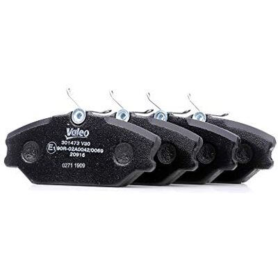 Valeo Bremsbelagsatz Essential 301473, 4er Set Vorderachse ECE-R90 zertifiziert Valeo Bremsbelagsatz Essential 301473, 4er Set Vorderachse ECE-R90 zertifiziert