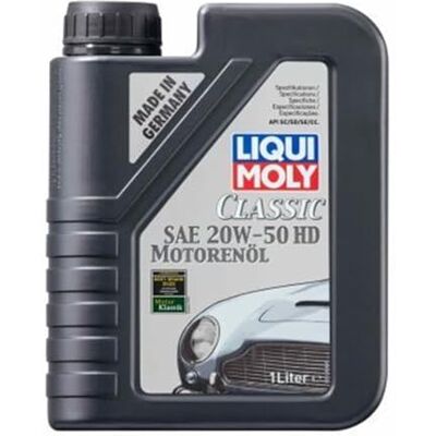 Liqui Moly Motorový olej Classic SAE 20W-50 HD 1 l minerální motorový olej výr. č.: 1128 Liqui Moly Motorový olej Classic SAE 20W-50 HD 1 l minerální motorový olej výr. č.: 1128