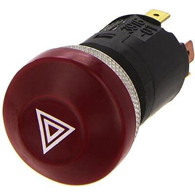 HELLA 6HF 003 916-011 spínač výstražných světel traktor ovládání tlakem 12 V montáž halogen osvětlení spínače: červený se žárovkou HELLA 6HF 003 916-011 spínač výstražných světel traktor ovládání tlakem 12 V montáž halogen osvětlení spínače: červený se žárovkou