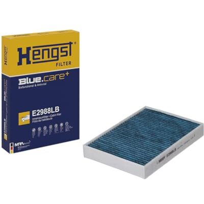 Hengst Innenraumfilter E2988LB Luftfilter für den Innenraum antibakteriell Filtert Staub, Pollen, Gerüche & Bakterien für Allergiker Für sauberes Innenraumklima im KFZ Hengst Innenraumfilter E2988LB Luftfilter für den Innenraum antibakteriell Filtert Staub, Pollen, Gerüche & Bakterien für Allergiker Für sauberes Innenraumklima im KFZ