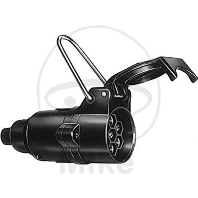 HELLA 8JB 001 939-001 zásuvka 12V 7pólová konektor: šroubovací kontakt černá HELLA 8JB 001 939-001 zásuvka 12V 7pólová konektor: šroubovací kontakt černá
