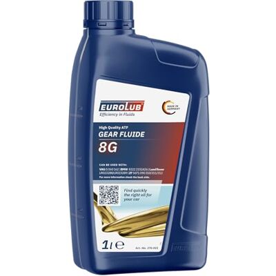 Eurolub GEAR FLUIDE 8G převodový olej, 1 litr, černý Eurolub GEAR FLUIDE 8G převodový olej, 1 litr, černý