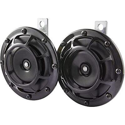 HELLA 3AG 003 399-081 Horn B133 12 V 118 dB(A) frekvenční rozsah: 375/500 Hz silný tón barva pouzdra: černá plochá přípojka sada množství: 2 HELLA 3AG 003 399-081 Horn B133 12 V 118 dB(A) frekvenční rozsah: 375/500 Hz silný tón barva pouzdra: černá plochá přípojka sada množství: 2