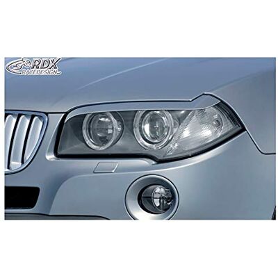 RDX Racedesign Kryty světlometů kompatibilní s BMW X3 E83 2004-2010 (ABS) RDX Racedesign Kryty světlometů kompatibilní s BMW X3 E83 2004-2010 (ABS)