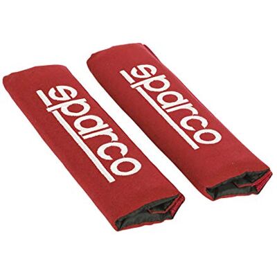 Sparco SPC1204RD Seat Belt Padding Protector Car Travel, 2 Units, Rosso Sparco SPC1204RD Seat Belt Padding Protector Car Travel, 2 Units, Rosso