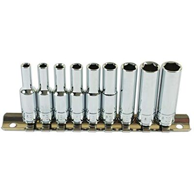 Laser 6196 BA Deep Socket Set 1/4" D 9pc Laser 6196 BA Deep Socket Set 1/4" D 9pc