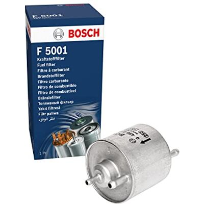 Bosch F5001 Benzinový filtr pro auta odděluje částice od paliva chrání vstřikovací zařízení Bosch F5001 Benzinový filtr pro auta odděluje částice od paliva chrání vstřikovací zařízení