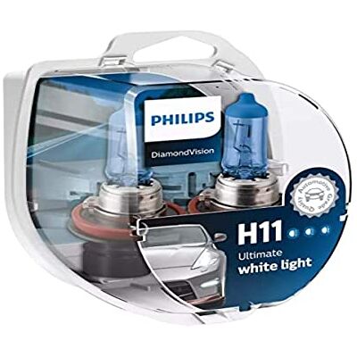 Philips Žárovky do automobilových světlometů Diamond Vision 5000K H11 (Twin Pack žárovek), bílé Philips Žárovky do automobilových světlometů Diamond Vision 5000K H11 (Twin Pack žárovek), bílé