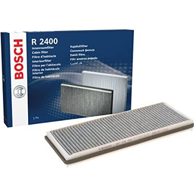 Bosch Vnitřní filtr R2400 s aktivním uhlím filtruje pachy, pyl a prach náhradní filtr pro lepší kvalitu vzduchu v interiéru vozidla Bosch Vnitřní filtr R2400 s aktivním uhlím filtruje pachy, pyl a prach náhradní filtr pro lepší kvalitu vzduchu v interiéru vozidla